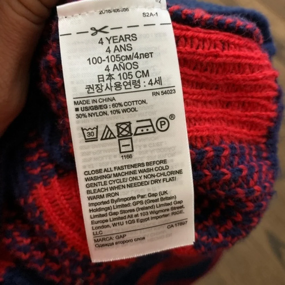 EUC‎ Baby Gap Sweater Size 4